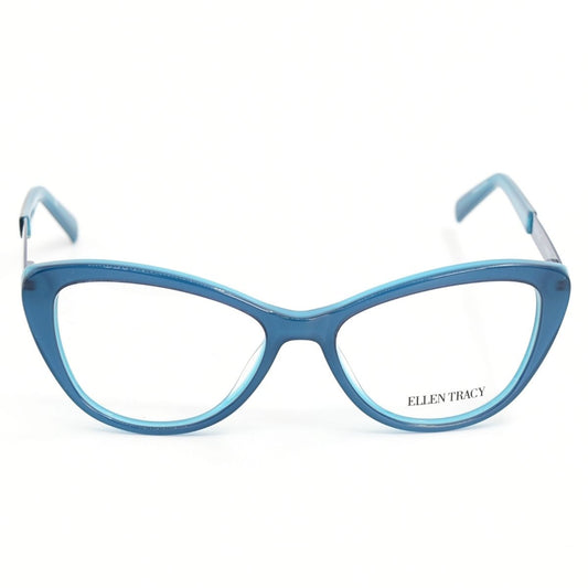 Lentes Oftálmicos para Mujer Marca: ELLEN TRACY Color: Azul Estilo: Ojo de gato Modelo: ELLEN TRACY PADUA-BL frente