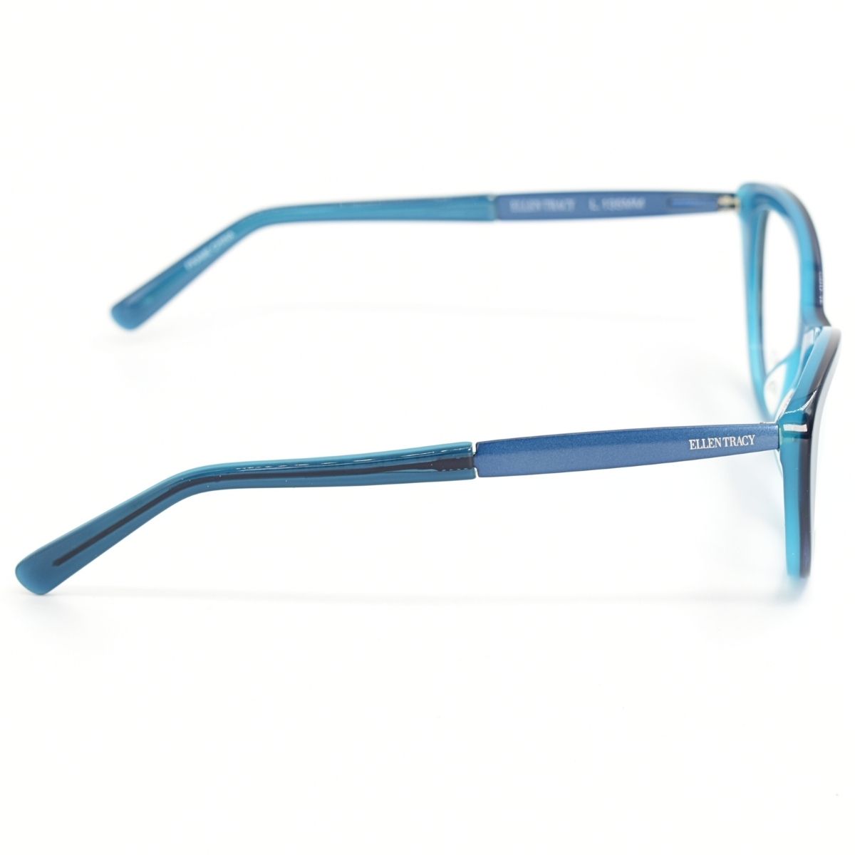 Lentes Oftálmicos para Mujer Marca: ELLEN TRACY Color: Azul Estilo: Ojo de gato Modelo: ELLEN TRACY PADUA-BL lateral
