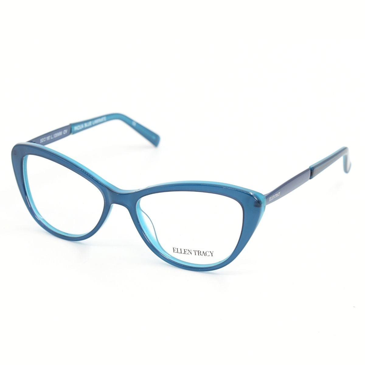 Lentes Oftálmicos para Mujer Marca: ELLEN TRACY Color: Azul Estilo: Ojo de gato Modelo: ELLEN TRACY PADUA-BL