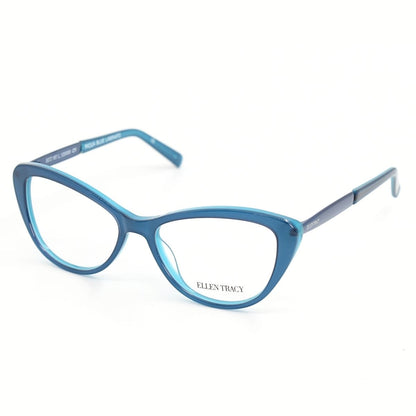 Lentes Oftálmicos para Mujer Marca: ELLEN TRACY Color: Azul Estilo: Ojo de gato Modelo: ELLEN TRACY PADUA-BL