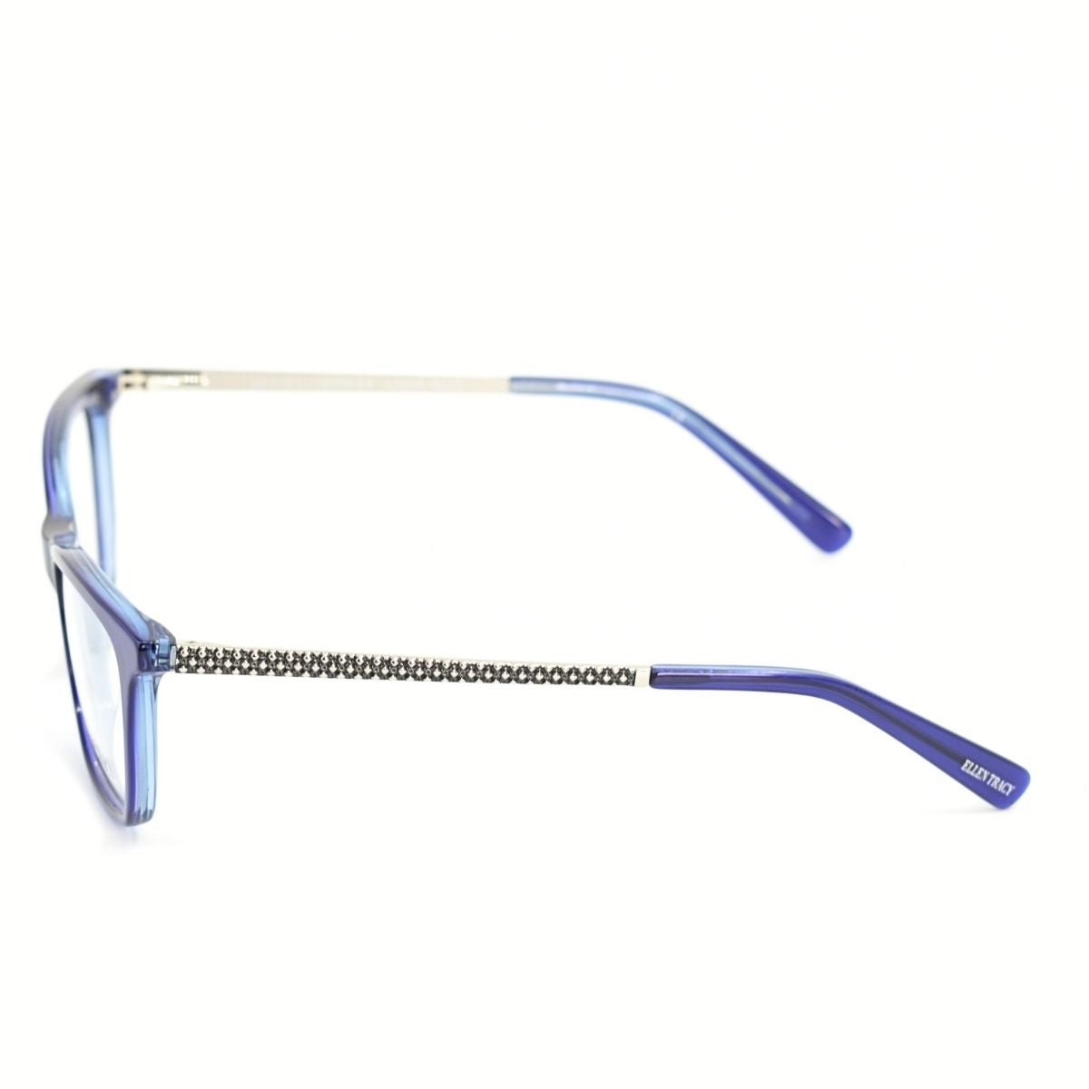 Lentes Oftálmicos para Mujer Marca: ELLEN TRACY Color: Azul Estilo: Rectangulares Modelo: ELLEN TRACY LAMIA-BL lateral