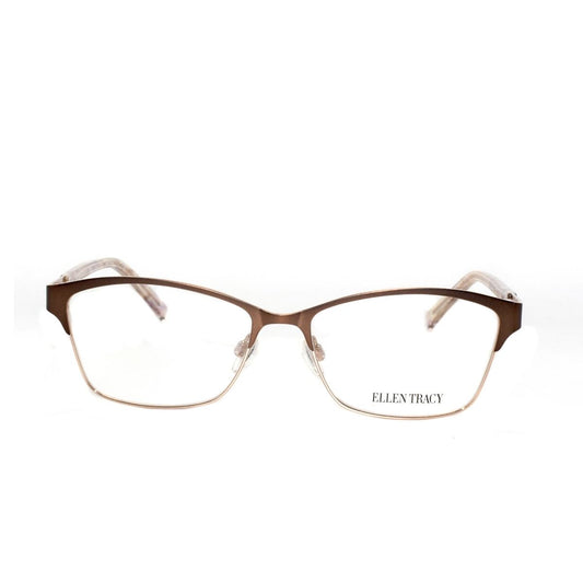 Lentes Oftálmicos para Mujer Marca: ELLEN TRACY Color: Marrón Estilo: Rectangulares Modelo: ELLEN TRACY LISMORE-BRW frente