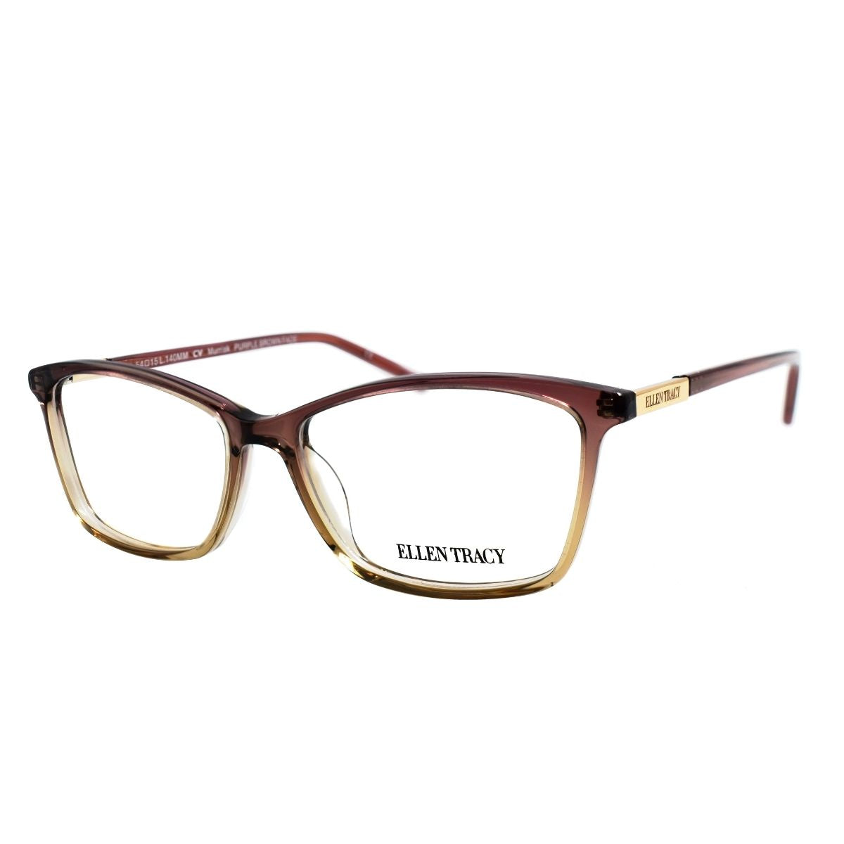 Lentes Oftálmicos para Mujer Marca: ELLEN TRACY Color: Púrpura Estilo: Rectangulares Modelo: ELLEN TRACY MURRISK-PUR