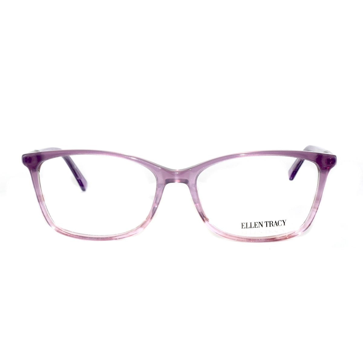 Lentes Oftálmicos para Mujer Marca: ELLEN TRACY Color: Púrpura Estilo: Rectangulares Modelo: ELLEN TRACY TORTOSA-PUR frente