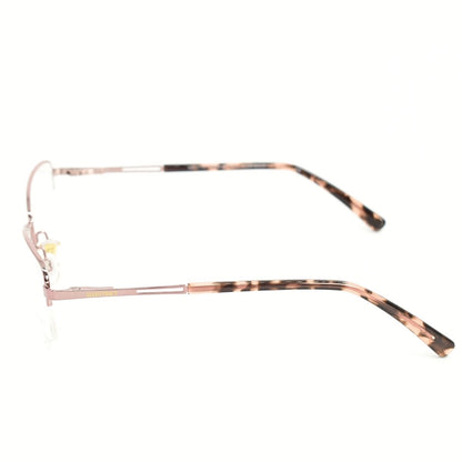 Lentes Oftálmicos para Mujer Marca: ELLEN TRACY Color: Rosa y Carey Estilo: Ovalados Modelo: GIZA-ROSE/GLD lateral