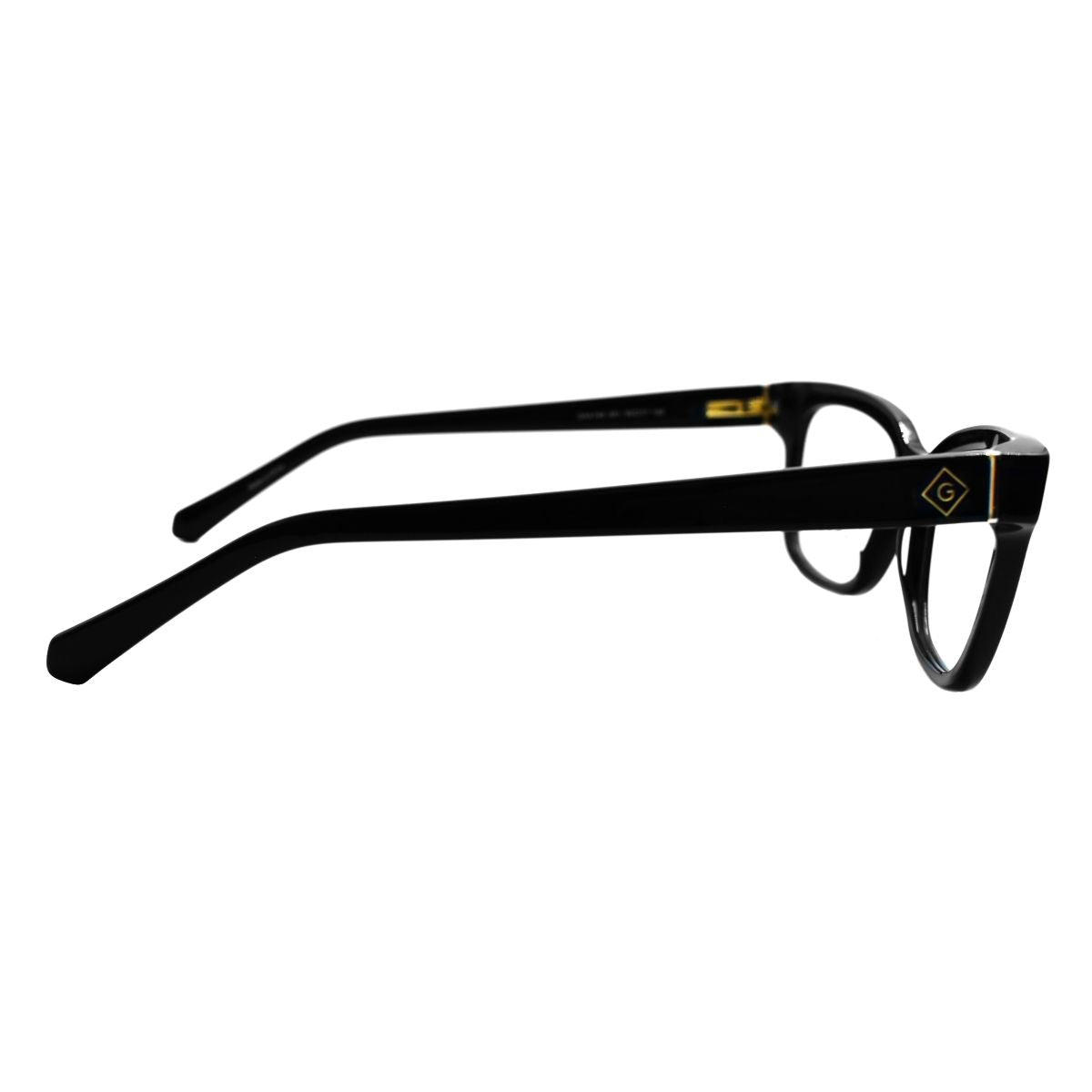 Lentes Oftálmicos Mujer GANT Negro Rectangulares GANT 4140-001 lateral