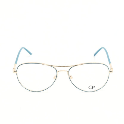 Lentes Oftálmicos para Mujer OCEAN PACIFIC Turquesa y Dorado Estilo Aviador SOLCATCHER-TEAL frente