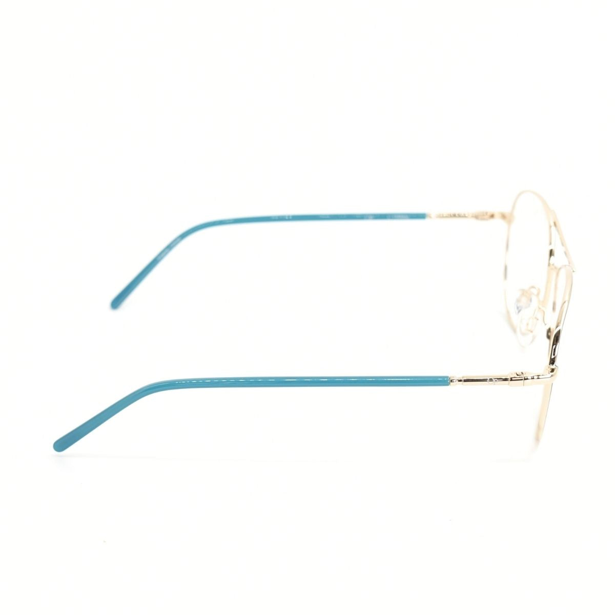 Lentes Oftálmicos para Mujer OCEAN PACIFIC Turquesa y Dorado Estilo Aviador SOLCATCHER-TEAL lateral