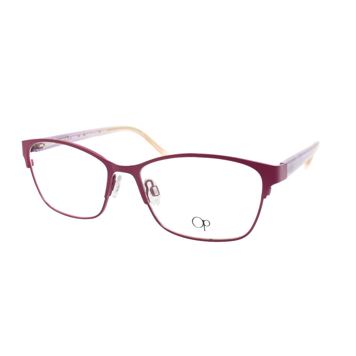 Lentes Oftálmicos para Mujer Marca: OCEAN PACIFIC Color: Vino Estilo: Rectangulares Modelo: OCEAN PACIFIC BURLINGTON-BERR