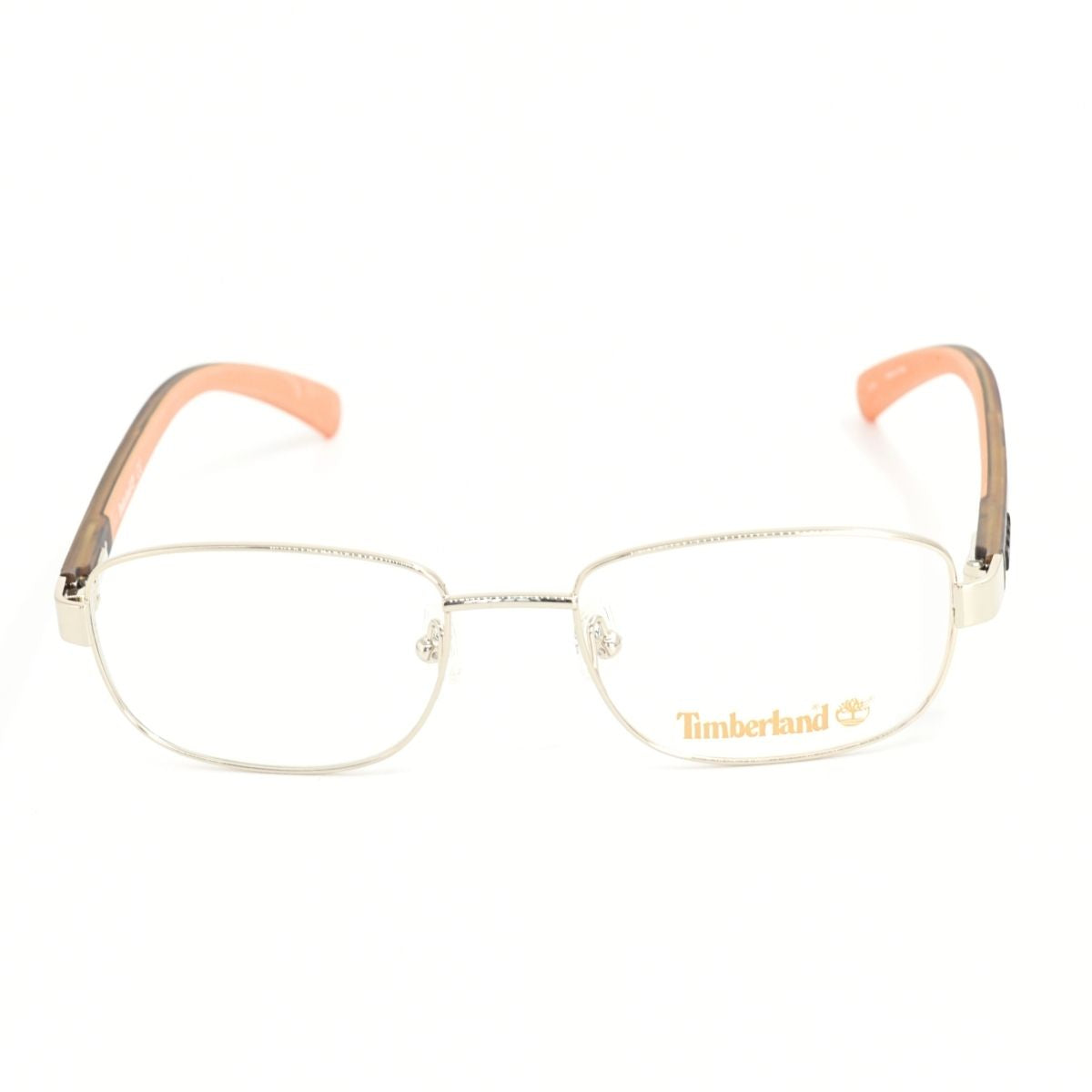 Lentes Oftálmicos Mujer TIMBERLAND Plateado y Carey Rectangulares 1637-032 frente