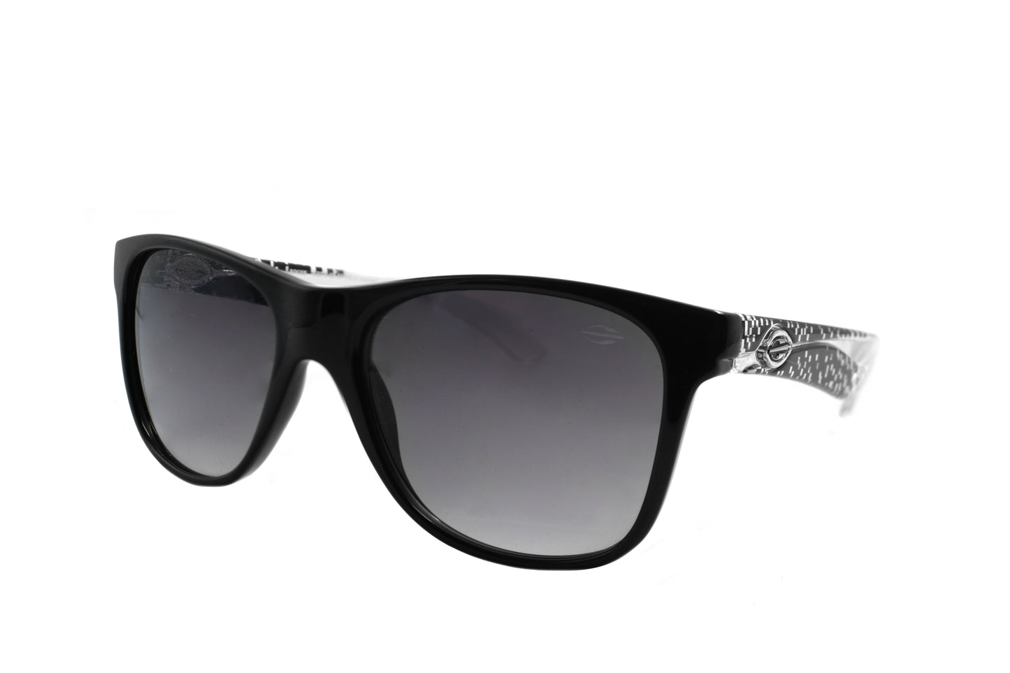 Lentes Solares Unisex Mormaii Negro y transparente LANCES-422-545 Wayfarer