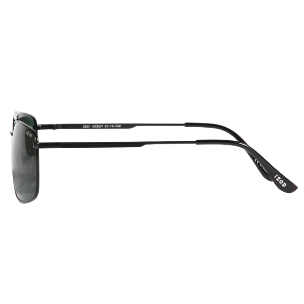 Lentes-Sol-Hombre-IZOD-Gris-Aviador-IZ5001002GY-M-BLK-GREY-GRN-lado