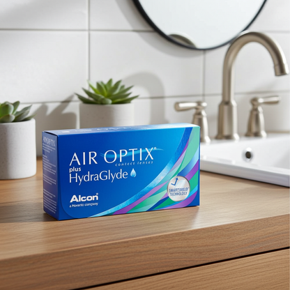 Air Optix Plus Hydraglyde (6 Lentes de Contacto)