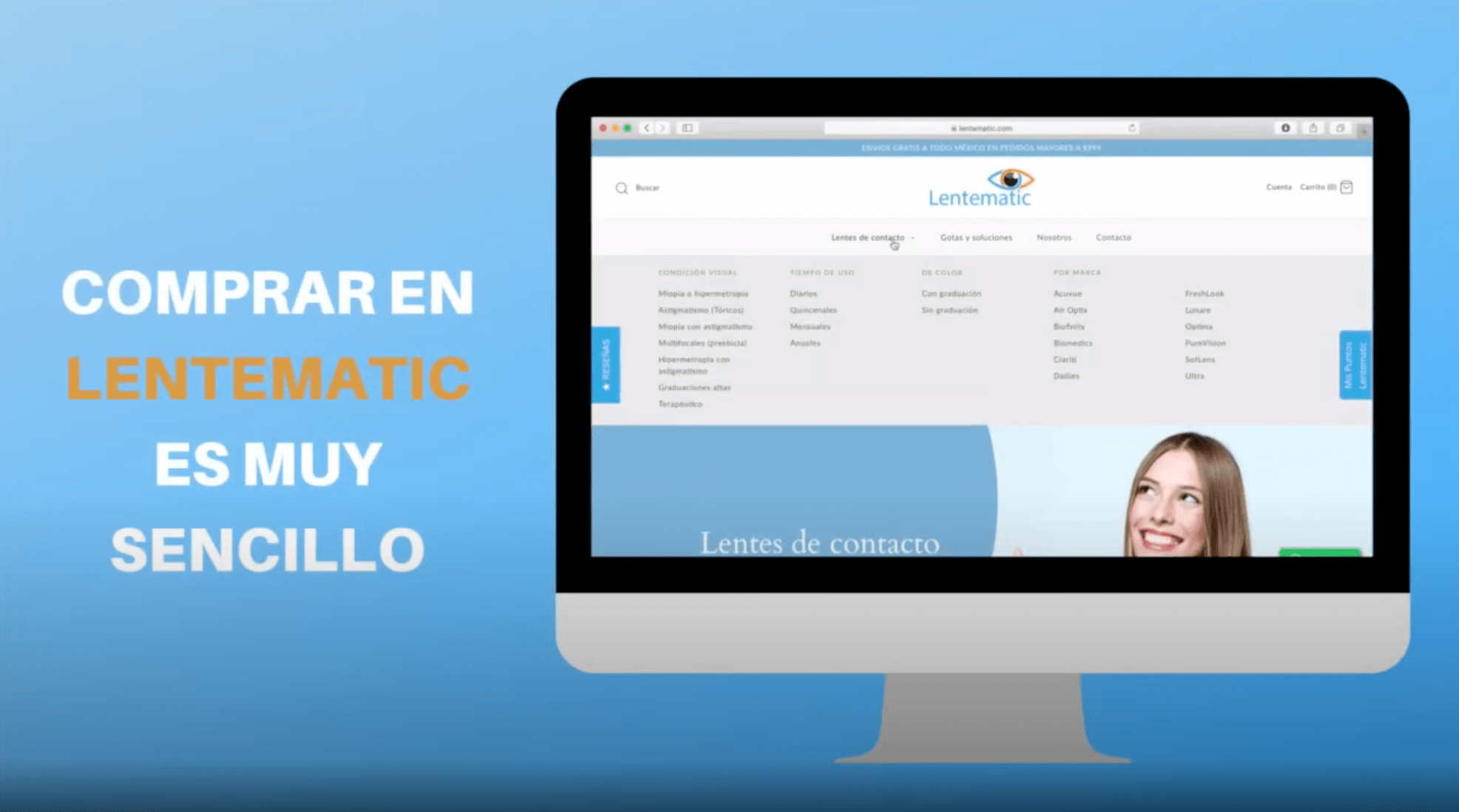 Como Ordenar Lentes de Contacto por Internet en Lentematic